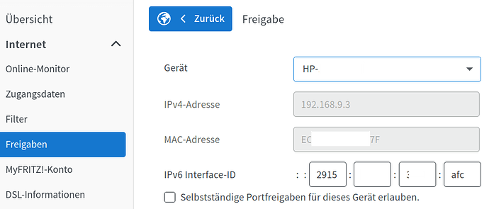 Freigaben