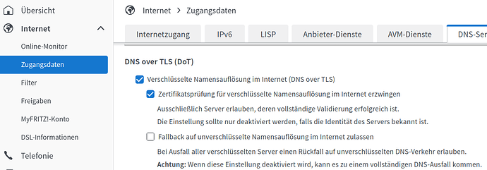 DNS over TLS