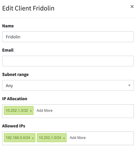 Screenshot Client Wohnwagen